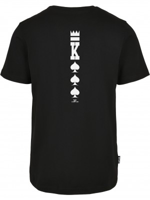 Мъжка тениска в черно C&S WL Compton Card