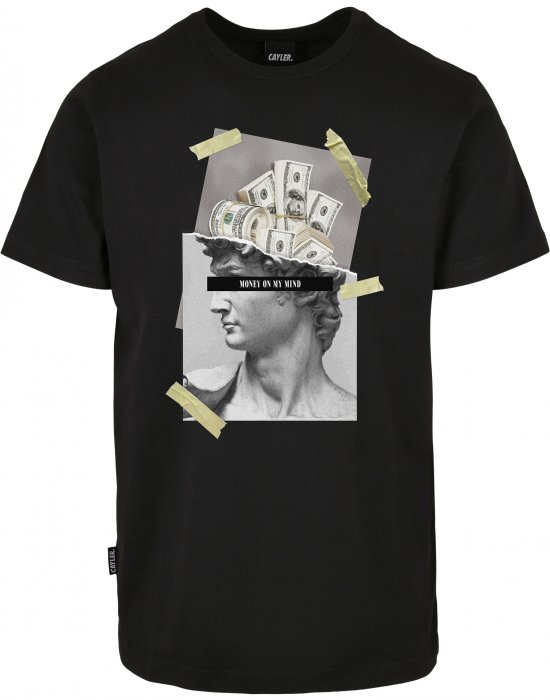 Мъжка тениска в черно C&S WL Dollar Mind, Cayler & Sons, Тениски - Complex.bg
