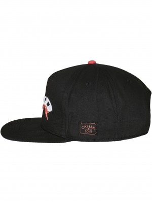 Шапка с козирка в черно C&S WL Mad City