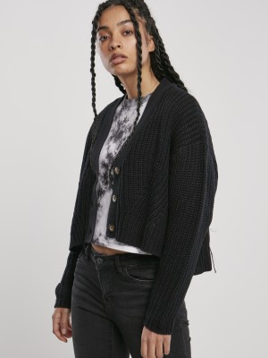 Дамска жилетка в черно Urban Classics Ladies Oversized 