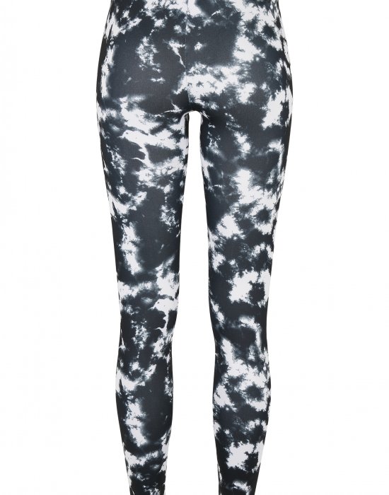 Дамски клин в черно-бяло Urban Classics Ladies Tie Dye Leggings, Urban Classics, Клинове - Complex.bg