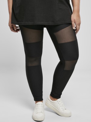 Дамски клин в черно от Urban Classics Ladies Tech Mesh Rib  Дамски клин в черно от Urban Classics Ladies Tech Mesh Rib