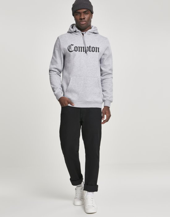 Мъжки суичър Mister Tee Compton h.grey/blk, Mister Tee, Суичъри - Complex.bg