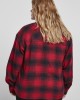 Дамска риза в тъмносиньо и червено Urban Classics Ladies Check Overshirt, Urban Classics, Блузи - Complex.bg
