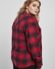 Дамска риза в тъмносиньо и червено Urban Classics Ladies Check Overshirt, Urban Classics, Блузи - Complex.bg