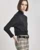 Дамска блуза в черно Urban Classics Ladies Interlock Short Turtleneck Crew, Urban Classics, Блузи - Complex.bg