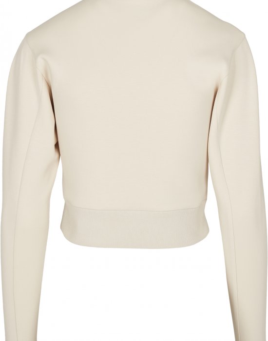 Дамска блуза в пясъчен цвят Urban Classics Ladies Interlock Short Turtleneck Crew, Urban Classics, Блузи - Complex.bg