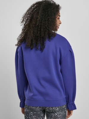 Дамска блуза в светлолилаво Urban Classics Ladies Turtleneck Crew 