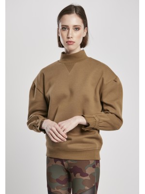 Дамска блуза в  бежово Urban Classics Ladies Turtleneck Crew 