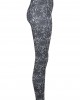 Дамски клин в черно и бяло Urban Classics Ladies AOP Leggings, Urban Classics, Клинове - Complex.bg