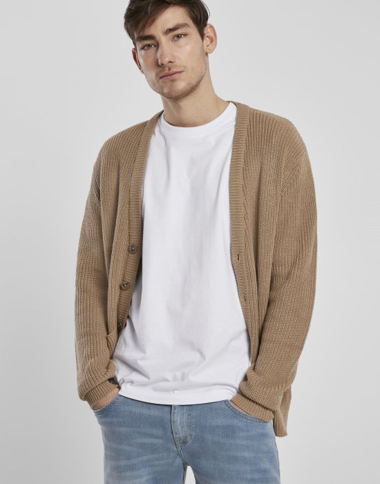 Мъжка жилетка в бежов цвят Urban Classics Boxy, Urban Classics, Якета - Complex.bg