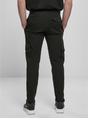 Мъжки панталони в черно Urban Classics Tapered Cargo Pants 