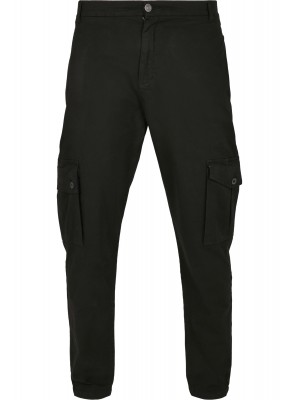 Мъжки панталони в черно Urban Classics Tapered Cargo Pants 