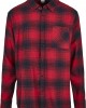 Мъжка карирана риза в червено и черно Urban Classics Oversized Checked Grunge, Urban Classics, Ризи - Complex.bg
