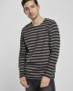 Мъжка блуза в черно и бежово Urban Classics Regular Stripe LS, Urban Classics, Блузи - Complex.bg