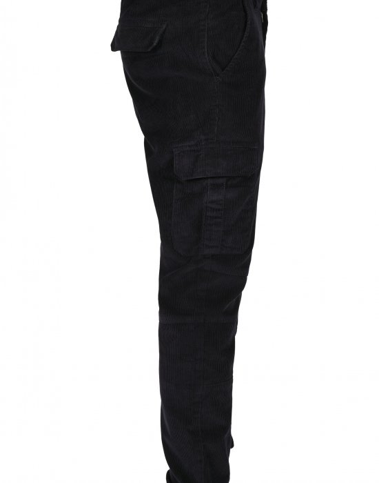 Мъжки карго панталони в тъмносиньо Urban Classics Corduroy Cargo Jogging Pants, Urban Classics, Панталони - Complex.bg