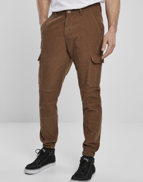 Купи Мъжки карго панталони в кафяво Urban Classics Corduroy Cargo Jogging Pants, Urban Classics, Панталони онлайн - Complex.bg Мъжки карго панталони в кафяво Urban Classics Corduroy Cargo Jogging Pants, Urban Classics, Панталони - Complex.bg
