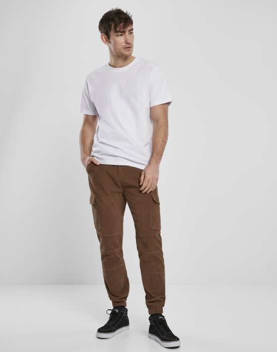 Купи Мъжки карго панталони в кафяво Urban Classics Corduroy Cargo Jogging Pants, Urban Classics, Панталони онлайн - Complex.bg Мъжки карго панталони в кафяво Urban Classics Corduroy Cargo Jogging Pants, Urban Classics, Панталони - Complex.bg