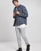 Мъжко яке в светлосиньо и тъмносиньо каре Urban Classics Plaid Quilted Shirt, Urban Classics, Якета Пролет / Есен - Complex.bg