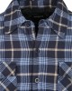 Мъжко яке в светлосиньо и тъмносиньо каре Urban Classics Plaid Quilted Shirt, Urban Classics, Якета Пролет / Есен - Complex.bg