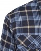 Мъжко яке в светлосиньо и тъмносиньо каре Urban Classics Plaid Quilted Shirt, Urban Classics, Якета Пролет / Есен - Complex.bg