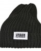 Мъжка черна шапка бийни Urban Classics Recycled Yarn Fisherman Beanie, Urban Classics, Шапки бийнита - Complex.bg