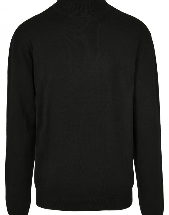 Мъжка блуза в черно Urban Classics Basic Turtleneck Sweater, Urban Classics, Блузи - Complex.bg