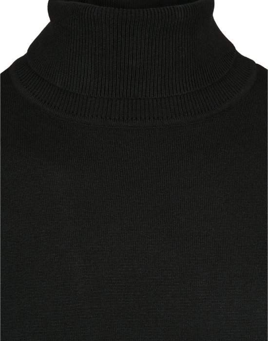 Мъжка блуза в черно Urban Classics Basic Turtleneck Sweater, Urban Classics, Блузи - Complex.bg