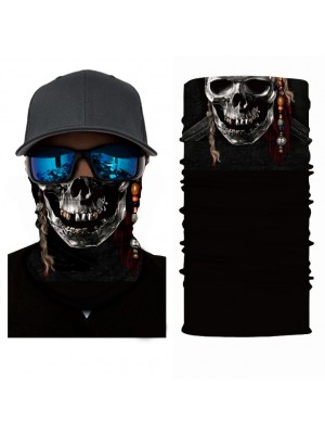 Бандана шал HoodStyle Bandana в черно с череп Бандана шал HoodStyle Bandana в черно с череп