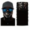 Бандана шал HoodStyle Bandana в черно с череп
