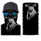 Бандана шал HoodStyle Bandana в черно пушещ череп