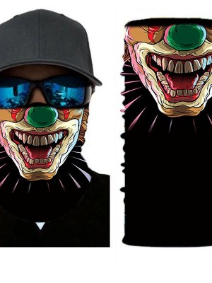 Бандана шал HoodStyle Bandana в черно с клоун