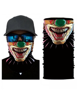 Бандана шал HoodStyle Bandana в черно с клоун