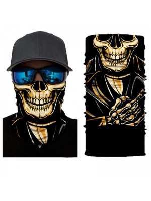 Бандана шал HoodStyle Bandana в черно с череп