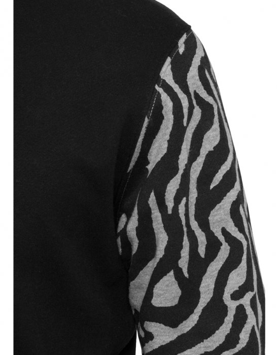 Мъжко яке в черно и сиво от Urban Classics Zebra College Jacket, Urban Classics, Мъже - Complex.bg