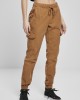 Дамски панталон в бежово от Urban Classics Ladies High Waist Cargo Jogging, Urban Classics, Панталони - Complex.bg