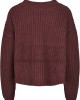 Дамска плетена блуза в тъмночервено Urban Classics Ladies Wide Oversize Sweater, Urban Classics, Блузи - Complex.bg