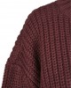 Дамска плетена блуза в тъмночервено Urban Classics Ladies Wide Oversize Sweater, Urban Classics, Блузи - Complex.bg