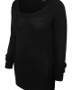 Дамски пуловер в черно Urban Classics Ladies Long Wideneck Sweater, Urban Classics, Блузи - Complex.bg