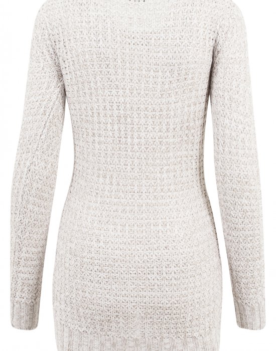 Дамски пуловер в бяло Urban Classics Ladies Long Wideneck Sweater, Urban Classics, Блузи - Complex.bg