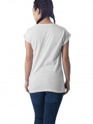 Дамска тениска Merchcode David Bowie в бял цвят