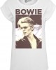 Дамска тениска Merchcode David Bowie в бял цвят, Mister Tee, Тениски - Complex.bg