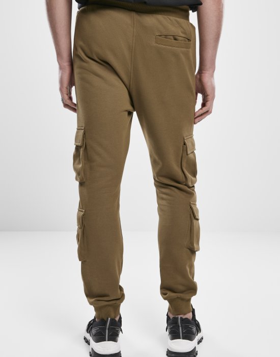 Мъжки панталон в цвят маслина от Urban Classics Double Pocket Terry Sweat, Urban Classics, Панталони - Complex.bg