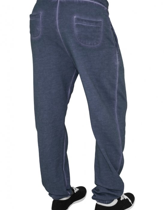 Дамски панталон за свободното време в синьо Urban Classics   Ladies Spray Dye Sweatpant, Urban Classics, Панталони - Complex.bg