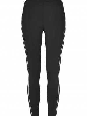 Дамски клин в черно от Urban Classics Ladies High Waist Reflective Leggins 