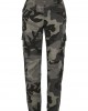 Дамски карго панталон в сив камуфлажен цвят Urban Classics Ladies High Waist Camo Cargo Pants, Urban Classics, Панталони - Complex.bg