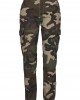 Дамски карго панталон в зелен камуфлажен цвят Urban Classics Ladies High Waist Camo Cargo Pants, Urban Classics, Панталони - Complex.bg