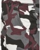 Дамски карго панталон във винено камуфлажен цвят Urban Classics Ladies High Waist Camo Cargo Pants, Urban Classics, Панталони - Complex.bg