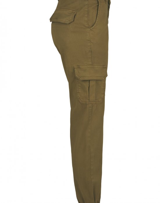 Дамски карго панталон в цвят зряла маслина Urban Classics Ladies High Waist Cargo Pants, Urban Classics, Панталони - Complex.bg
