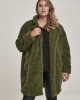 Дамско палто в цвят маслина Urban Classics Ladies Oversized Sherpa Coat, Urban Classics, Якета - Complex.bg